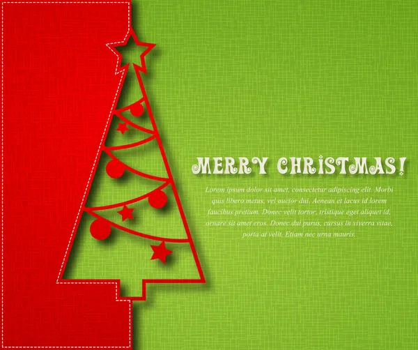 Noel ağacı Tekstil zemin üzerine