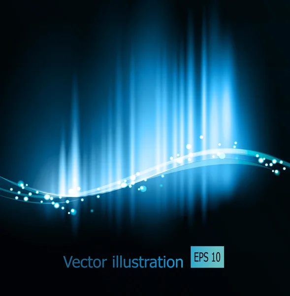 Abstrakt magi ljus bakgrund — Stock vektor