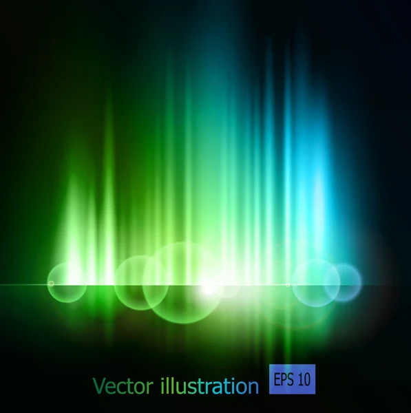 Fond lumineux magique abstrait — Image vectorielle