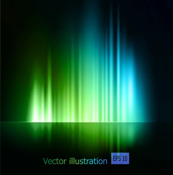 Abstrato magia luz fundo — Vetor de Stock