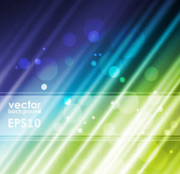 Fundo azul e verde abstrato — Vetor de Stock