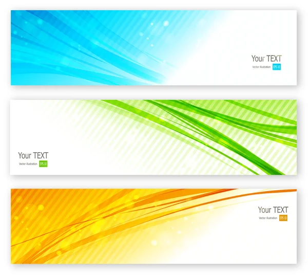 Vector abstracte kleur banner — Stockvector