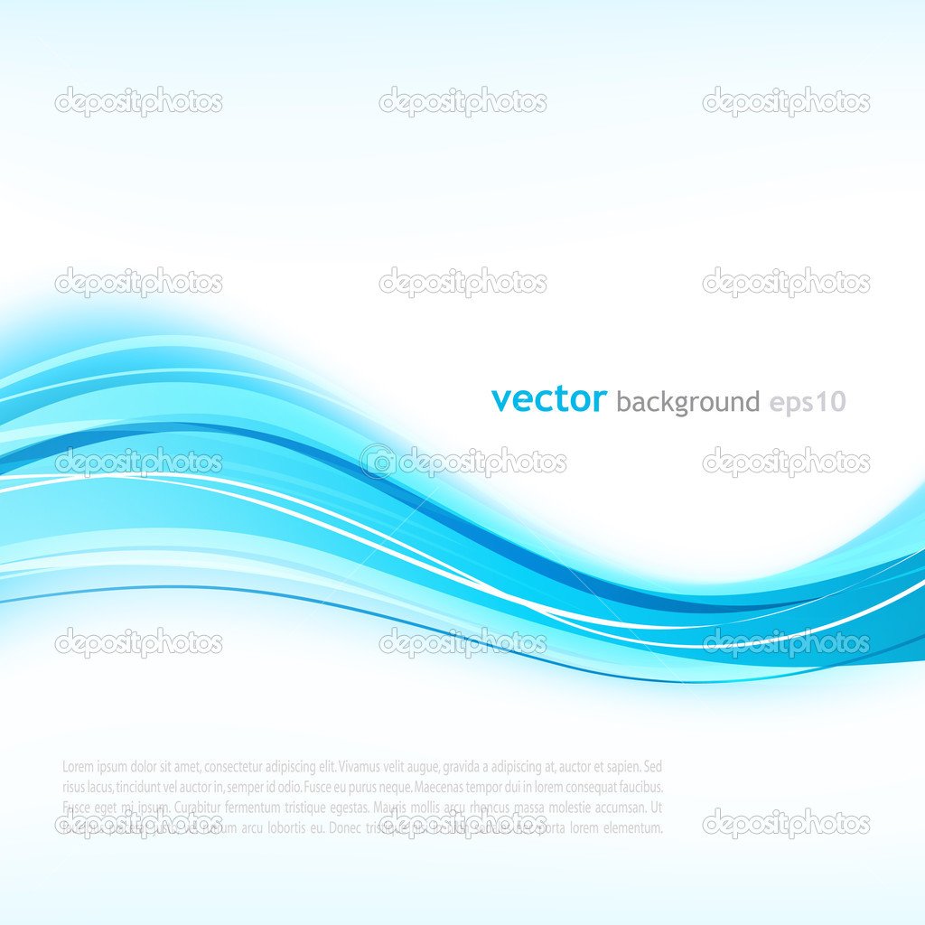 Abstract blue and white banner