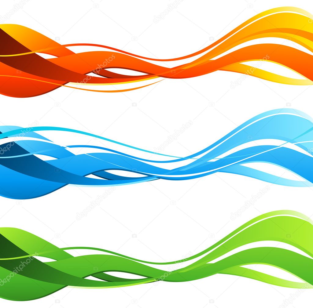 Abstract wave background