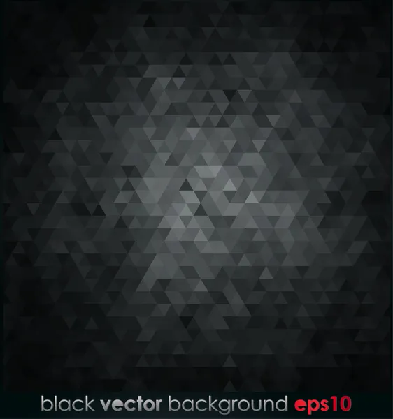 Abstracte zwarte achtergrond — Stockvector