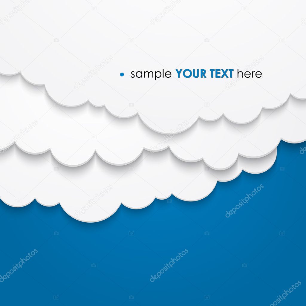 Abstract cloud background