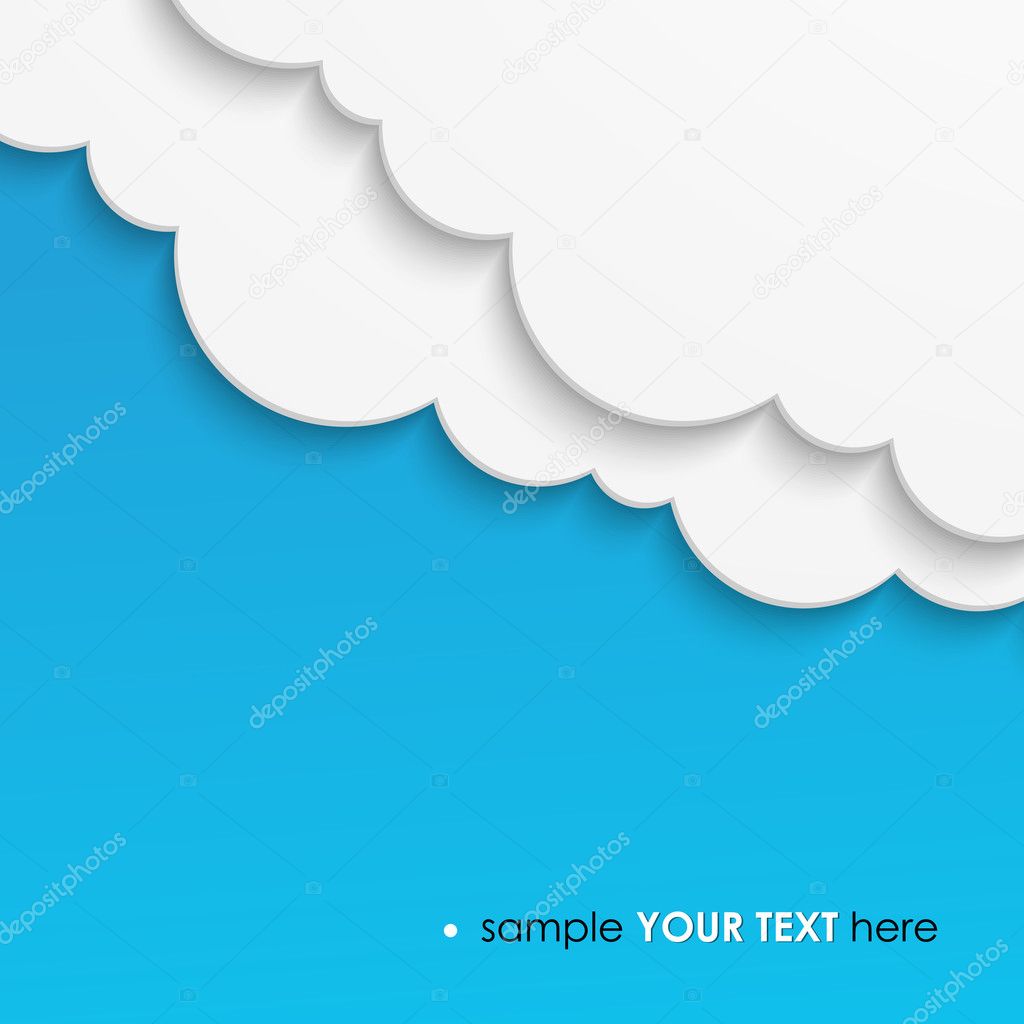 Abstract cloud background