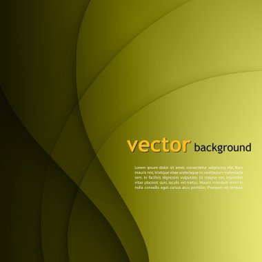 yeşil yumuşak büküm hafif çizgiler vektör arka plan.