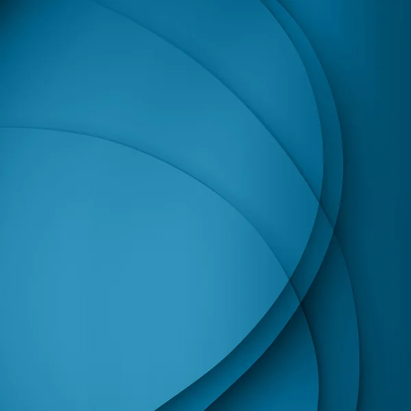 Bleu lisse torsion lignes de lumière fond vectoriel . — Image vectorielle