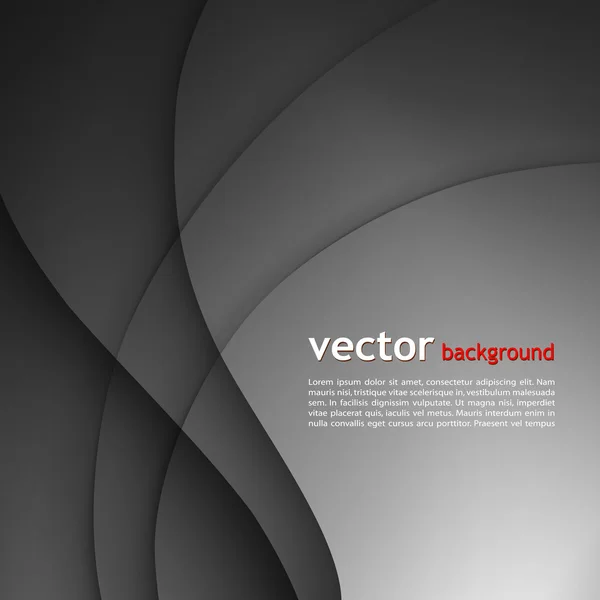 Fondo de negocios elegante gris oscuro . — Vector de stock