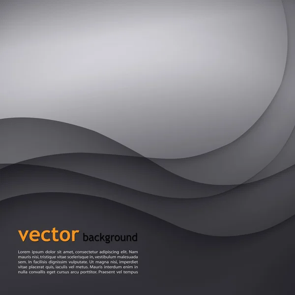 Fondo de negocios elegante gris oscuro . — Vector de stock