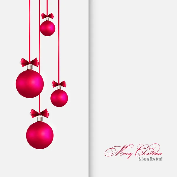 Vecteur joyeux Noël carte de vœux — Image vectorielle