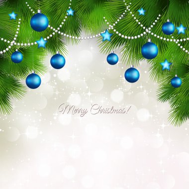 vektör neşeli Noel tebrik kartı