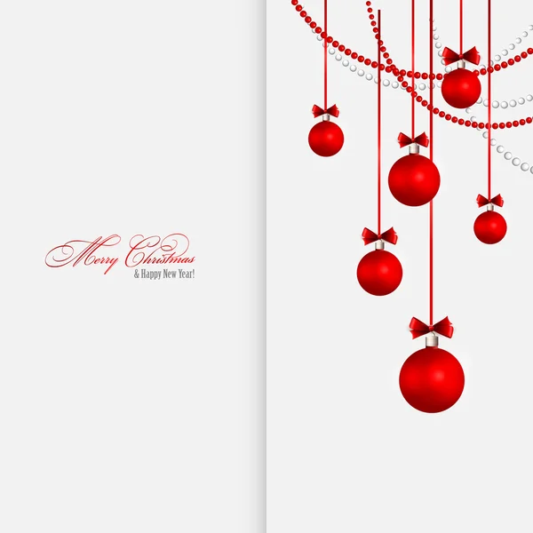 Vector Merry Christmas greeting card — Stock Vector