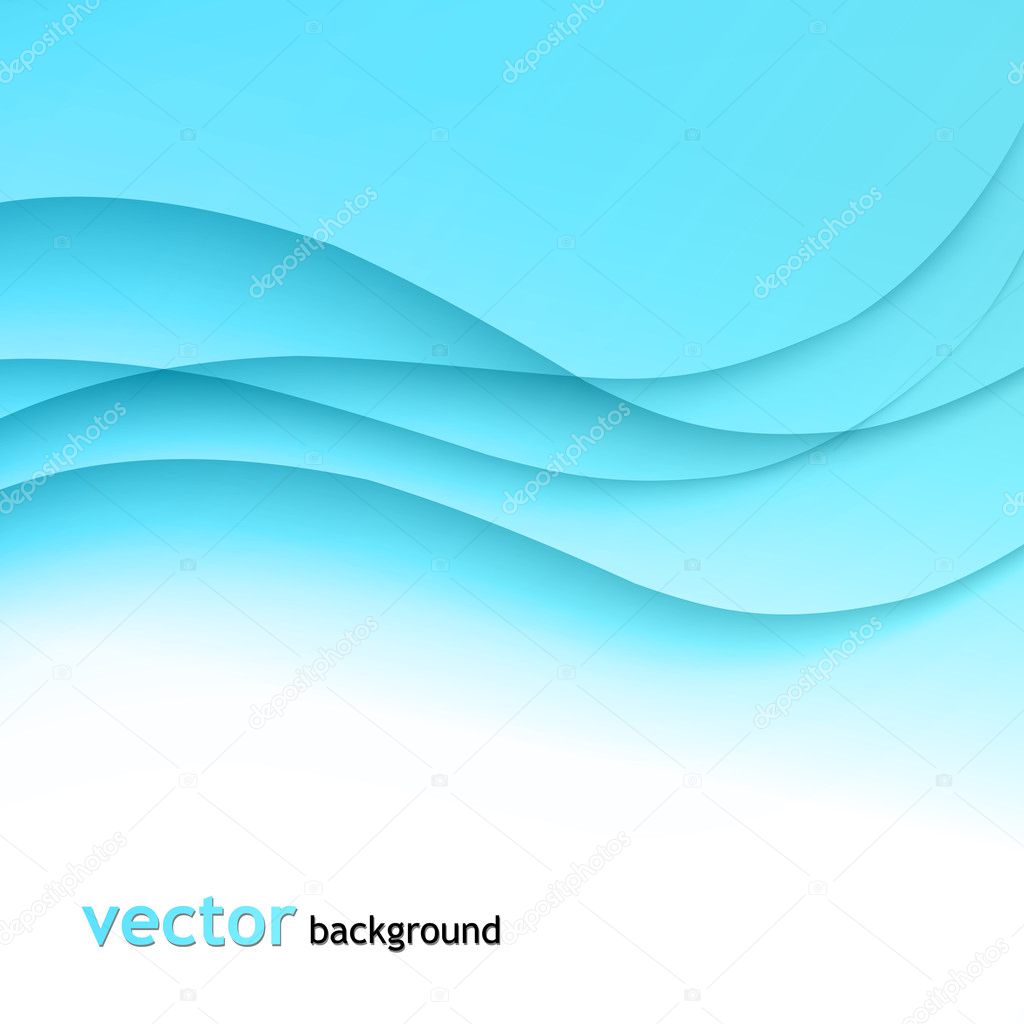 Abstract colorful background blue wave