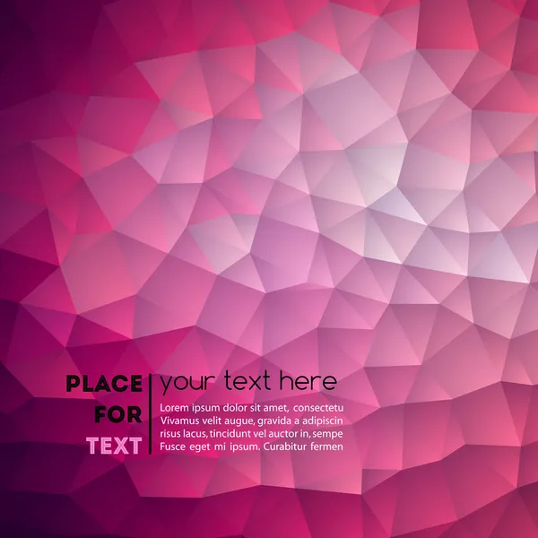 Abstraktní barevné geometrické pozadí — Stockový vektor