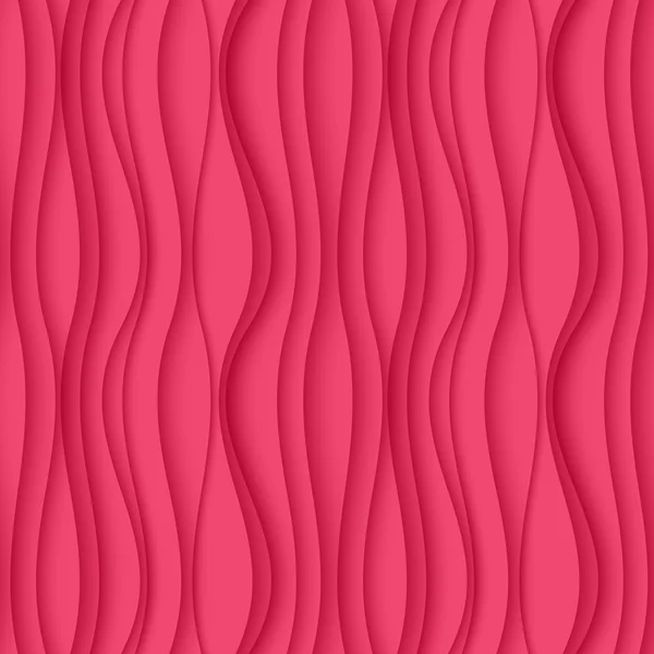 Розовая бесшовная волновая текстура фона . — стоковый вектор