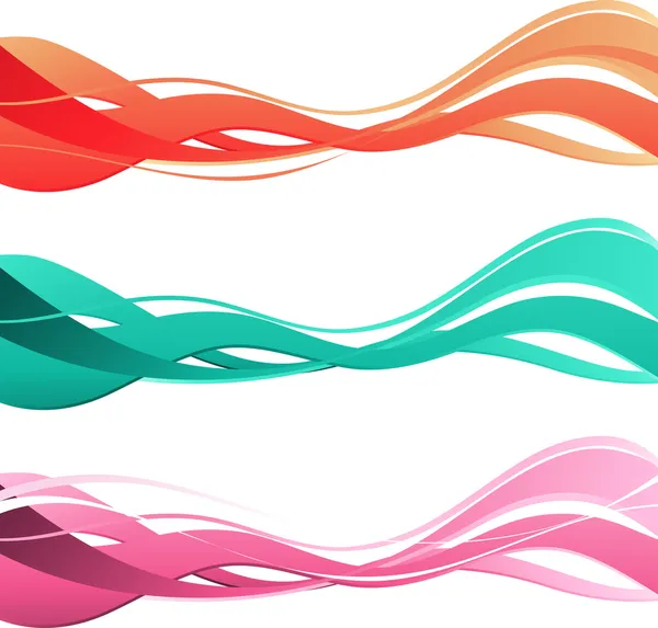 Абстрактний барвистий фон. Кольорова хвиля . — стоковий вектор