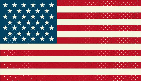 Bandera americana — Archivo Imágenes Vectoriales