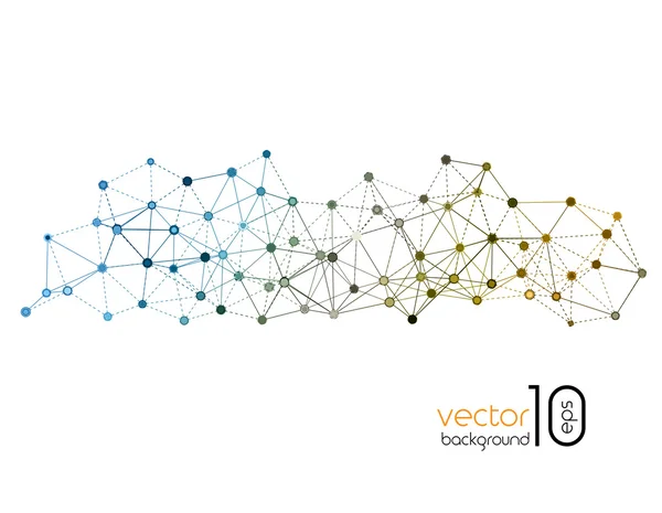 Resumen Molécula y antecedentes de comunicación — Vector de stock