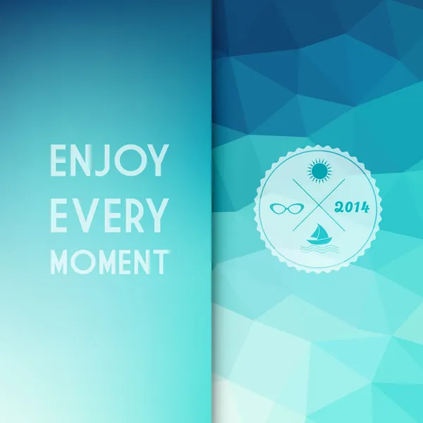 geçmiş yaz metin ile renkli vektör