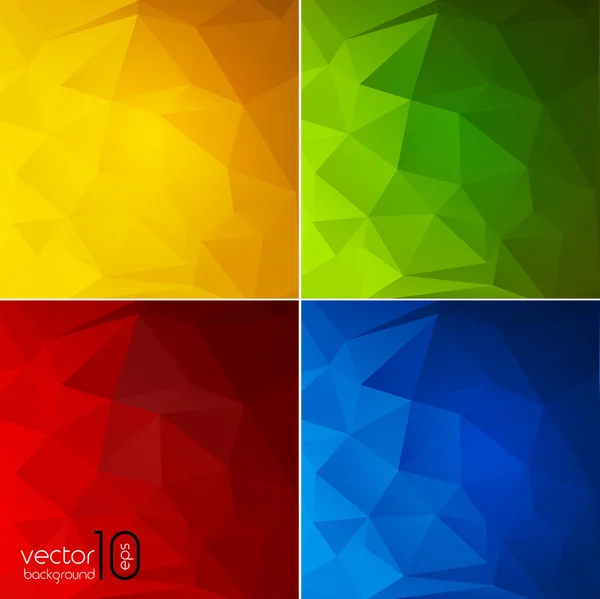 Абстрактный цветовой геометрический фон — стоковый вектор
