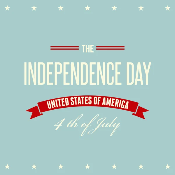 American Independence Day  Patriotic background — Stock Vector