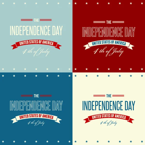 American Independence Day  Patriotic background — Stock Vector