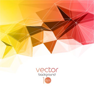 vektör soyut geometrik geçmiş üçgen ile