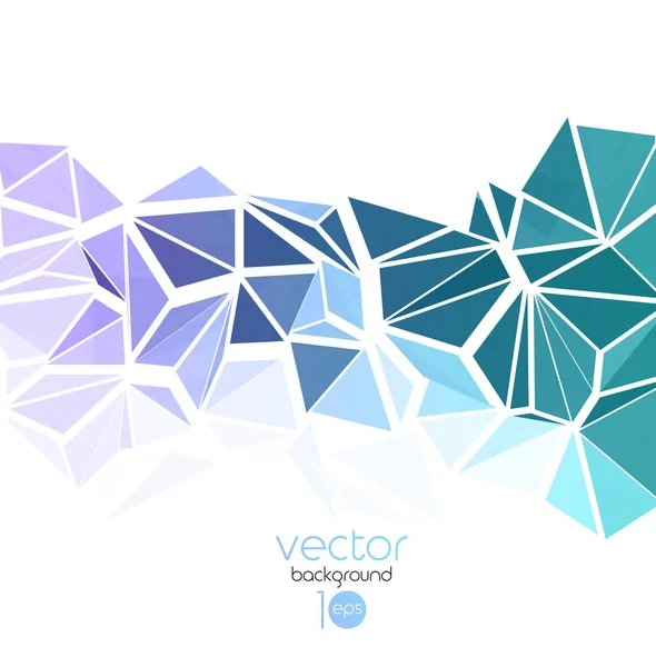 Векторный абстрактный геометрический фон с треугольником — стоковый вектор