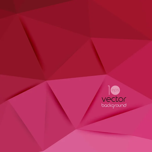 Vetor abstrato geométrico fundo rosa — Vetor de Stock