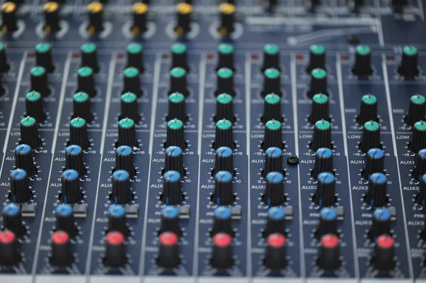 Audio-mixer — Stockfoto