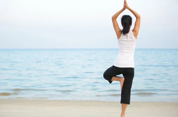 Mulher Yoga — Fotografia de Stock