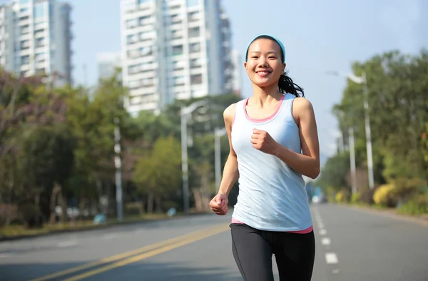 Woman running — Stock Photo, Image