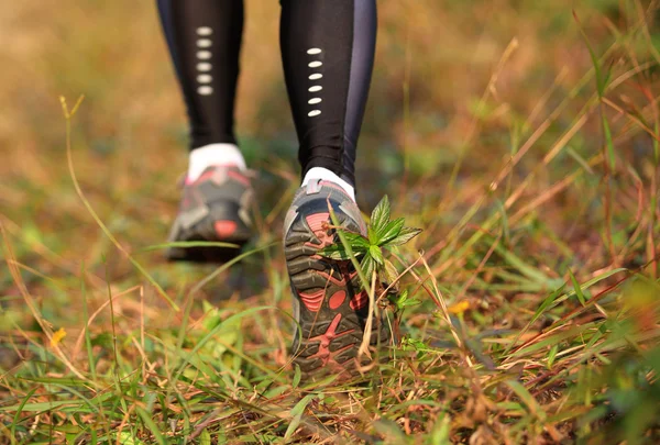 Runner voeten — Stockfoto