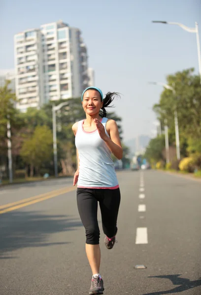 Woman running — Stock Photo, Image