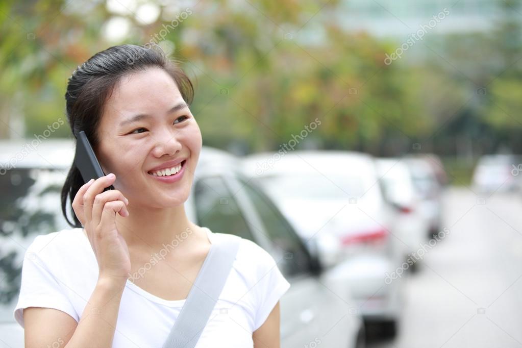 Woman use cellphone