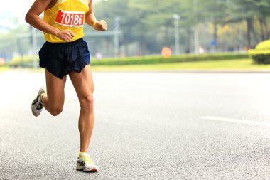Shenzhen uluslararası maraton 2013 çalışan atlet