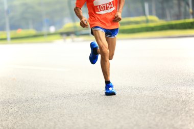 Shenzhen uluslararası maraton 2013 çalışan atlet
