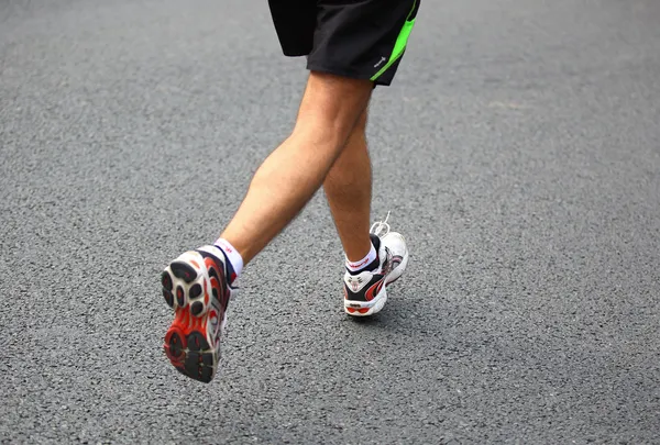 Neznámí sportovci v shenzhen mezinárodní maraton — Stock fotografie