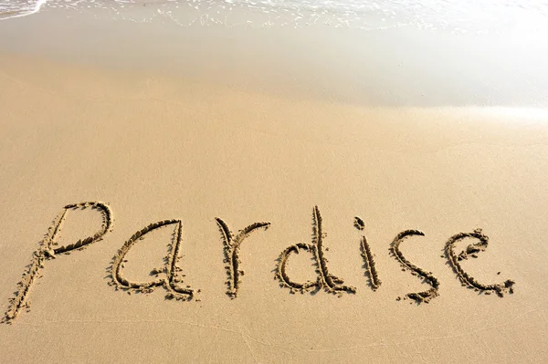 Ordet paradis — Stockfoto