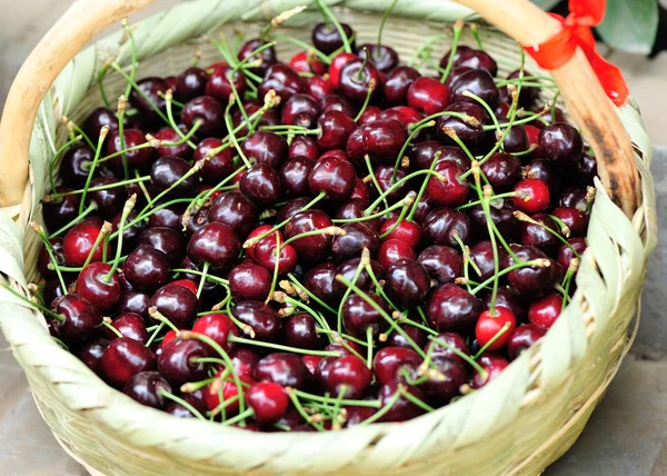 Cereza roja — Foto de Stock