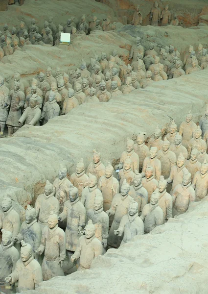 Restored Terracotta Warriors — Stock Photo, Image