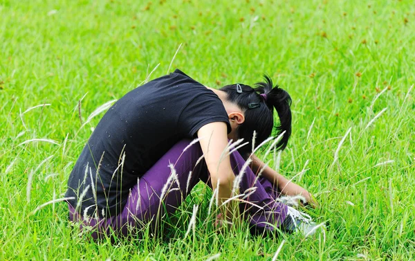 Drukken van vrouw — Stockfoto