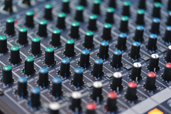 Audio-mixer — Stockfoto