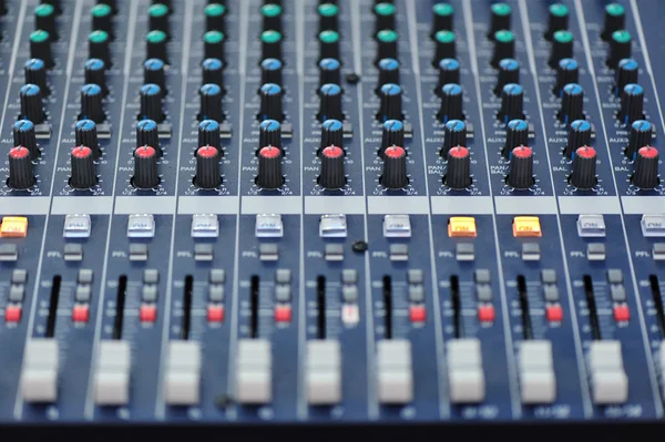 Audio-mixer — Stockfoto