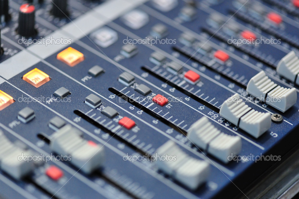 Audio mixer — Stock Photo © lzf 42497893