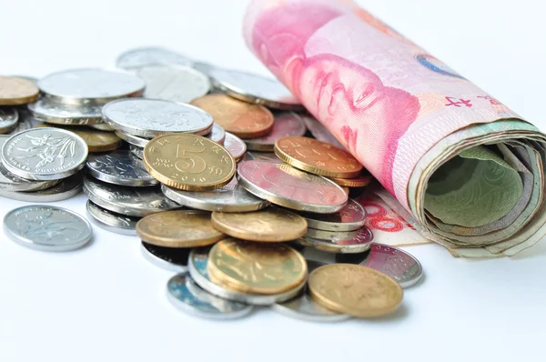 Chinese currencies — Stock Photo, Image