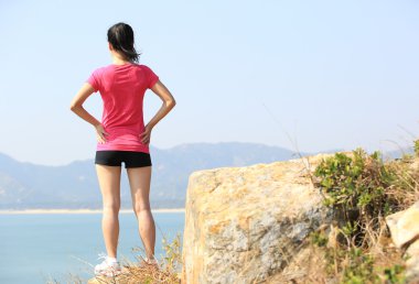 seaside Dağı'nda kadın