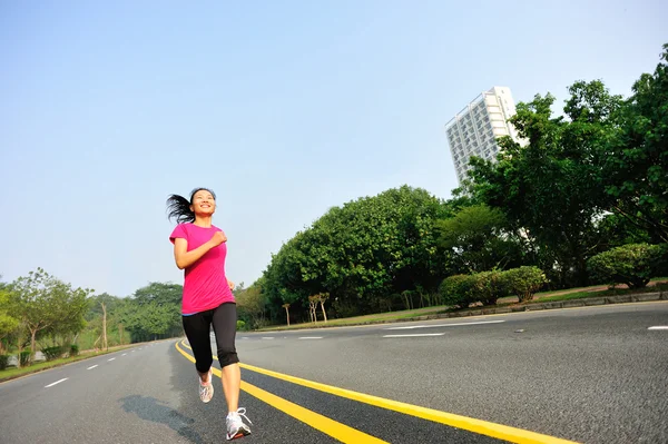 Γυναίκα που τρέχει — Φωτογραφία Αρχείου